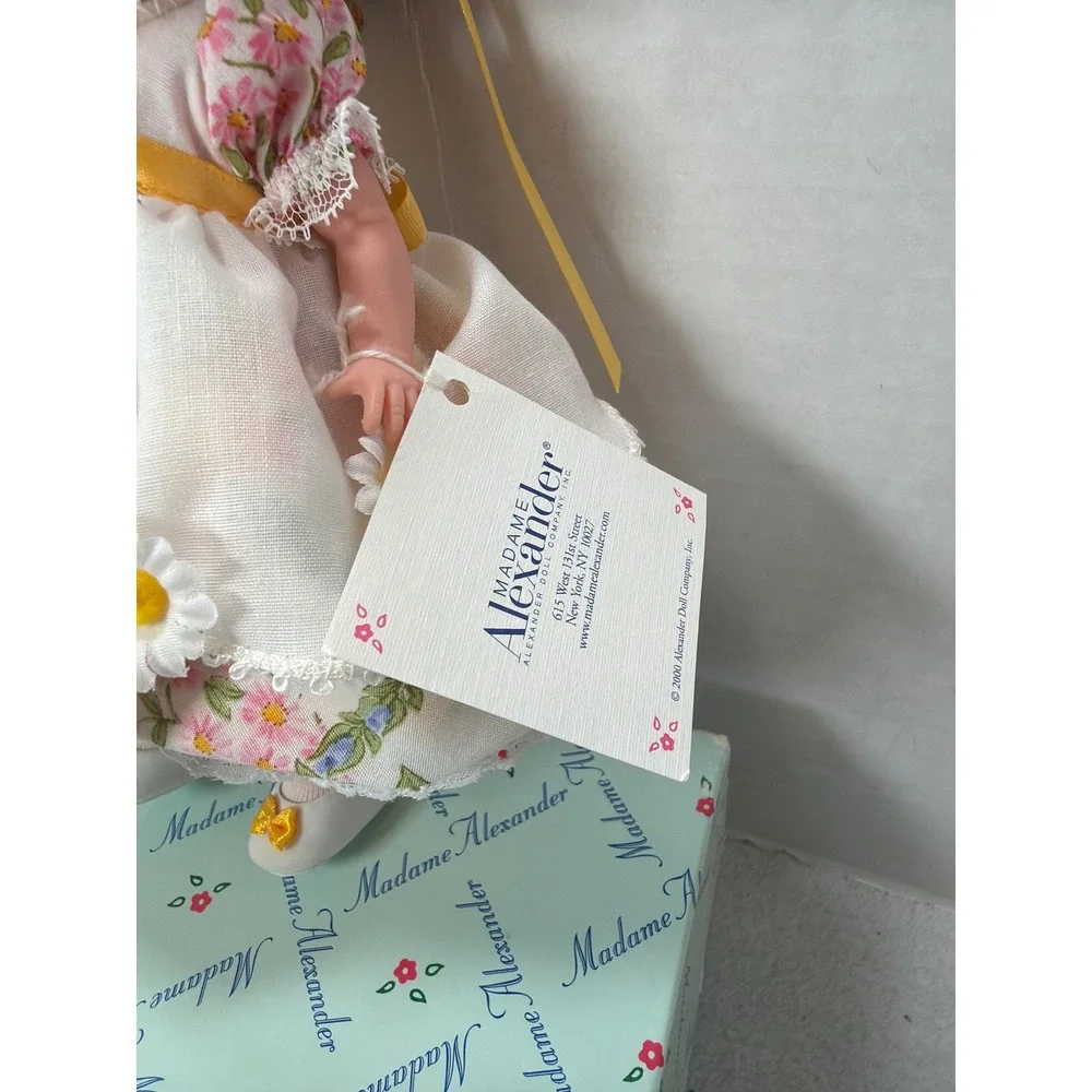 RARE‎ VTG Madame Alexander Doll Mary Mary Quite Contrary 8in Pink Floral 25930